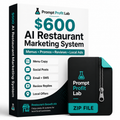 AI Restaurant Marketing System — Menus, Promos, Reviews, Local Ads & Weekly Content