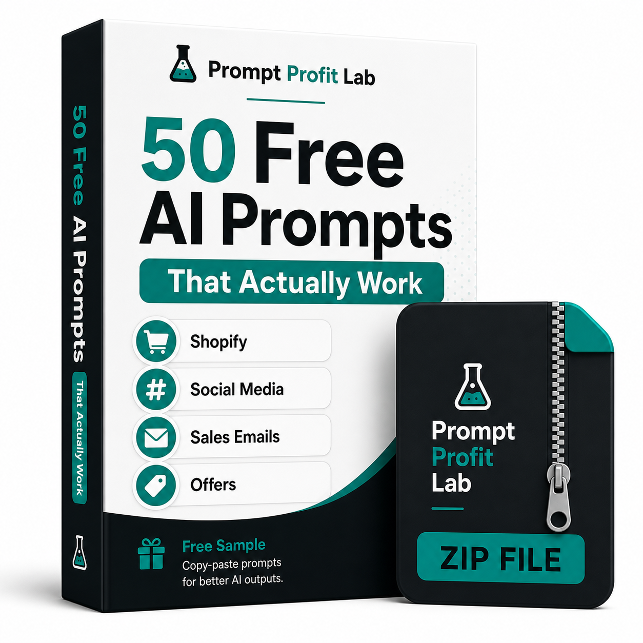 50 Free AI Prompts That Actually Work — Shopify, Social Media &amp; Email